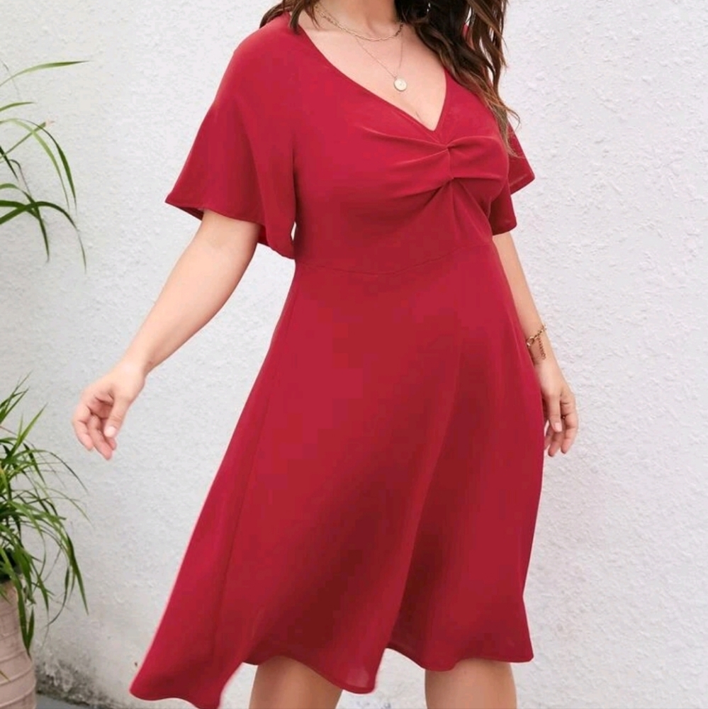 Red dress